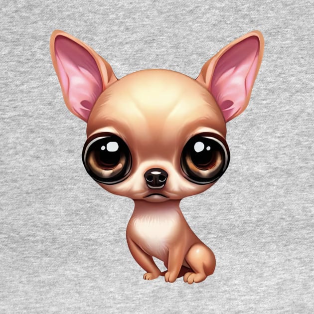 Small Version - Playful Chihuahua by Art By Mojo